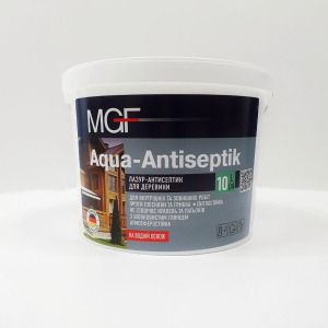 Лазур-антисептик для дерева MGF AQUA-ANTISEPTIK 10 л в Харкові