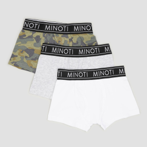 Трусики-шорти Minoti 7B BRIEF 4 35100JNR 116-122 см 3 шт Мілітарі (5059030615840) ТОП в Харкові