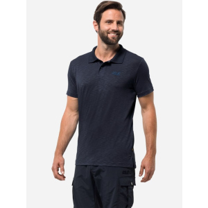 Поло Jack Wolfskin Travel Polo Men 1804542-1010 L (4055001452972) краща модель в Харкові