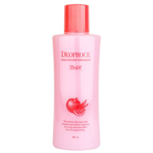 Омолаживающий тонер от морщин Deoproce Hydro Antiaging Pomegranate Toner с экстрактом граната и гиалуроновой кислотой 380 мл (8809410033354) надежный