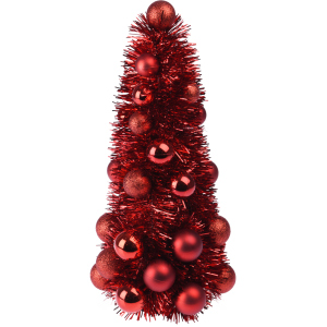 Искусственная елка Christmas Decoration 15x15x33 см Красная (ACS200520) ТОП в Харькове