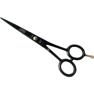 Ножиці перукарські Zauber-manicure чорні (4004904010406)