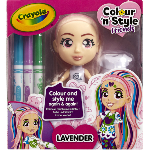 Набір для творчості Crayola Colour n Style Стильні дівчата Лаванда (918940.005) (8720077189409) краща модель в Харкові