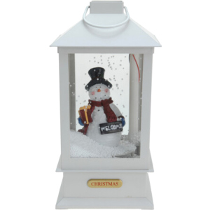 хороша модель Новорічний ліхтар Christmas Decoration Сніговик 17x10x38.5 см (XX8310220_сніговик)