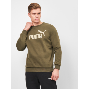 Світшот Puma ESS Big Logo Crew 58667944 XXL Зелений (4063698945516) краща модель в Харкові