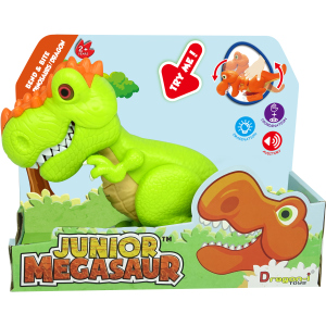 Игрушка Dragon-I Джуниор Мегазавр. T-Rex рычащий и кусающий Зеленый (4894166800798-1) в Харькове