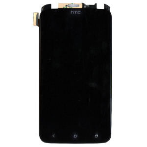 купить Матрица с тачскрином (модуль) для HTC One X S720e G23 черный с рамкой High Copy