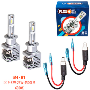 Автолампи Pulso M4-H1/LED-chips CREE/9-32v/2x25w/4500Lm/6000K (M4-H1) ТОП в Харкові