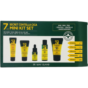 хорошая модель Набор миниатюр May Island 7 Days Secret Centella Mini Kit Set с центеллой для проблемной кожи (8809515401836)