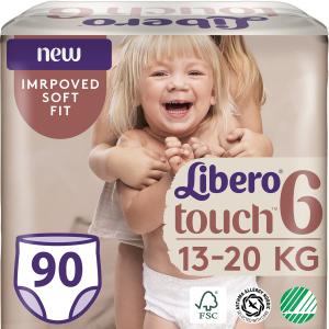 Підгузки-трусики Libero Touch Pants 6 13-20 кг одноразові 90 шт (7322541430416) ТОП в Харкові