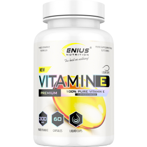 Витамины Genius Nutrition Vitamin E 60 капсул (7359536295897) в Харькове