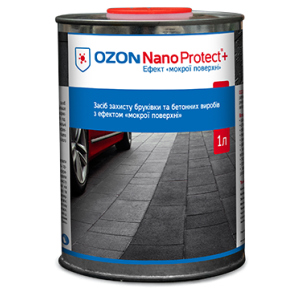 Захист бруківки з ефектом мокрої поверхні OZON Nano Protect + 1 л ТОП в Харкові