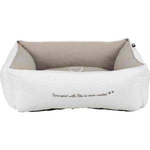 Лежак для собак і кішок Trixie Pet's Home 80х60 см Білий/Бежевий (4011905382388) рейтинг