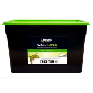 Клей Bostik Wall Super 76 для склополотна, тканини, структурних, гладких вінілових шпалер 16кг (15л) ТОП в Харкові