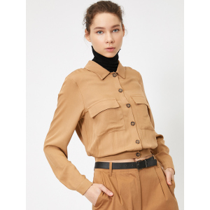 Рубашка Koton 0YAL68353IW-050 36 Beige (8682263856826) в Харькове