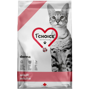 Сухой диетический корм 1st Choice Adult Derma для котов 1.8 кг (65672100168)