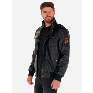 Куртка зі штучної шкіри Lee Cooper 10695510-3 L Black (4894534286254) ТОП в Харкові