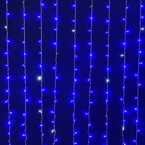 хорошая модель Светодиодная гирлянда Новогодько 272 LED, Синяя, 3х2.6 м, мерцание (973774) (4820253262873)