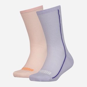 Набор носков Puma Girls Mesh Sock 2p 104006001-012 27-30 р 2 пары Фиолетовый/Персиковый (8718824799537) рейтинг