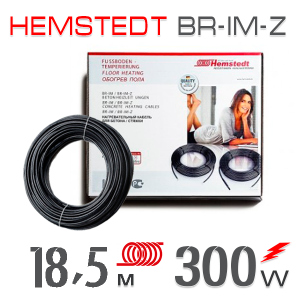 Нагревательный кабель Hemstedt BR-IМ-Z 17 Вт - 18,5 м ТОП в Харькове