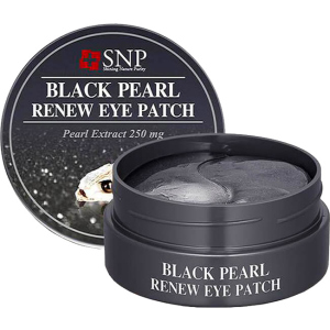 Гидрогелевые патчи SNP Black Pearl Renew Eye Patch с жемчужной пудрой 60 шт (8809458843977) лучшая модель в Харькове