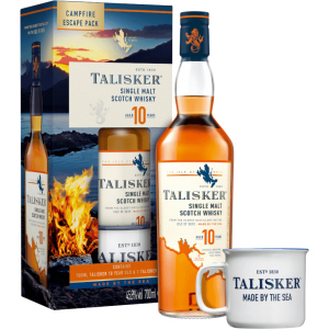 Виски односолодовый Talisker 10 лет выдержки с кружкой 0.7 л 45.8% (4003922025430) рейтинг