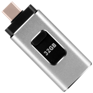 UFT FD32 3 в 1 32GB USB / Type-C / Lightning (UFTFD32) ТОП в Харкові