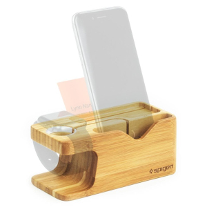 Подставка Spigen для Apple Watch|iPhone Stand S370 Brown рейтинг