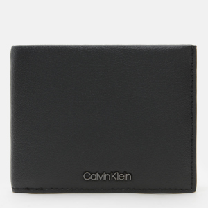 Чоловічий портмоне Calvin Klein Jeans Natural Bifold 6cc W/Bill K50K507991-BAX Ck Black (8719855201426) краща модель в Харкові