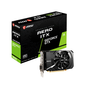 Видеокарта MSI GeForce GTX 1650 D6 AERO ITX OC 4GB GDDR6