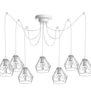 Люстра паук на семь плафонов MSK Electric Milan NL 538-7 W в Харькове