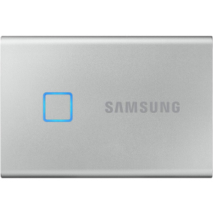 Samsung Portable SSD T7 TOUCH 2TB USB 3.2 Type-C (MU-PC2T0S/WW) External Silver ТОП в Харькове