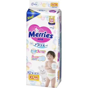 Подгузники Merries для детей XL 12-20 кг 44 шт (4901301253422) в Харькове