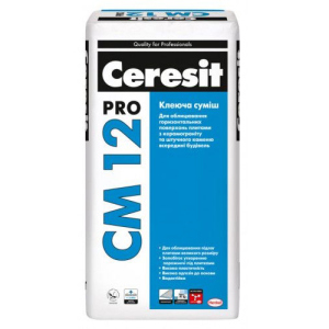 Клеящая смесь для напольных плит и керамогранита Ceresit CM 12 pro 27кг в Харькове