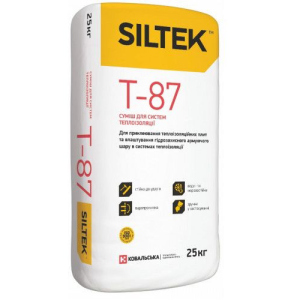 Суміш для систем теплоізоляції Siltek T-87 25кг в Харкові