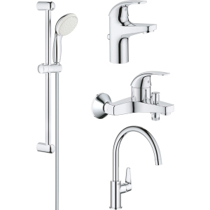 Набір змішувачів GROHE Start Curve 126748К (23805000+23768000+27598001+31554001) в Харкові