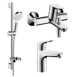 Набір змішувачів HANSGROHE Focus 1092019 (31607000+31940000+26553400) ТОП в Харкові