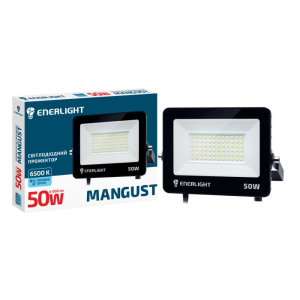 Прожектор світлодіодний ENERLIGHT MANGUST 50Вт 6500K IP65 (MANGUST50SMD80С) в Харкові