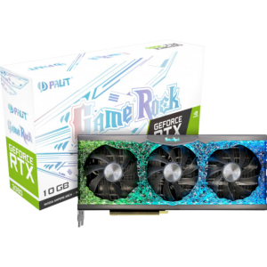 Відеокарта GF RTX 3080 10GB GDDR6X GameRock V1 Palit (NED3080U19IA-1020G) (LHR) ТОП в Харькове