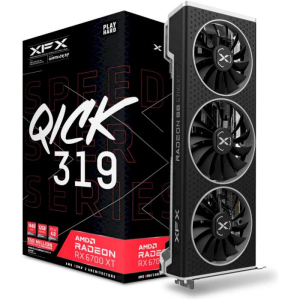 хороша модель Відеокарта XFX Speedster QICK 319 Radeon RX 6700 XT Black (RX-67XTYPBDP)