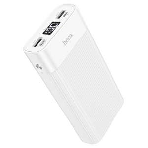 Портативний зарядний пристрій Power Bank Hoco J85 Wellspring 20000 mAh Білий ТОП в Харкові