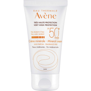 Солнцезащитный крем Avene SPF 50+ минеральный для гиперчувствительной кожи 50 мл (3282779355773) ТОП в Харькове