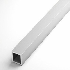 Труба алюмінієва квадратна Segreto анодована срібло 50х50х3 мм 1м (уп.,10шт) в Харкові