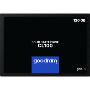 Goodram SSD CL100 Gen.3 120GB 2.5" SATA III 3D NAND TLC (SSDPR-CL100-120-G3) ТОП в Харкові