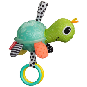 Іграшка м'яка навісна Infantino з прорізувачем Черепаха (3021105164784) краща модель в Харкові
