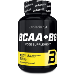 Амінокислоти Biotech BCAA+b6 100 таблеток ТОП в Харкові