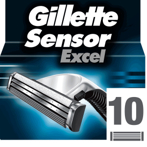 Сменные картриджи для бритья (лезвия) мужские Gillette Sensor Excel 10 шт (3014260245832) ТОП в Харькове