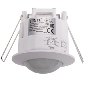 Датчик руху LUXEL 0.5W IP20 (MS-04W) краща модель в Харкові