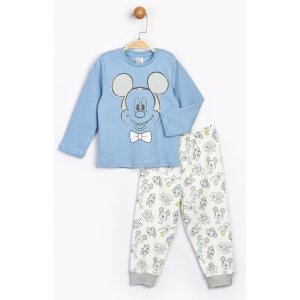 Пижама (футболка с длинным рукавом + штаны) Disney Mickey Mouse MC16191 92 см Голубая (8691109860774) в Харькове