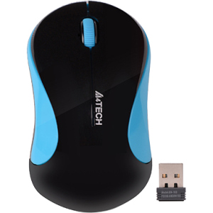 Мышь беспроводная A4Tech G3-270N Black/Blue